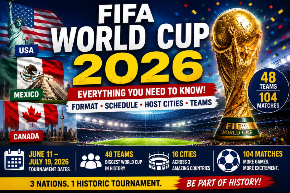 FIFA World Cup 2026: Full Details About Format, Schedule, Host Cities & Teams