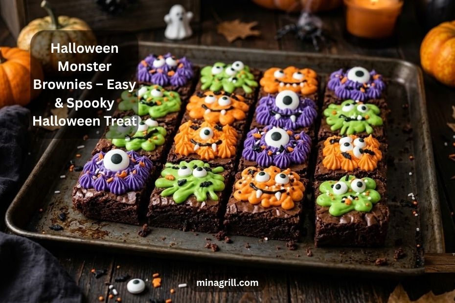 Halloween Monster Brownies – Easy & Spooky Halloween Treat